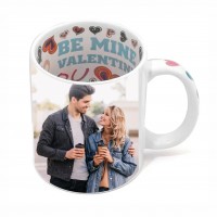 Керамична чаша със снимка LOVE